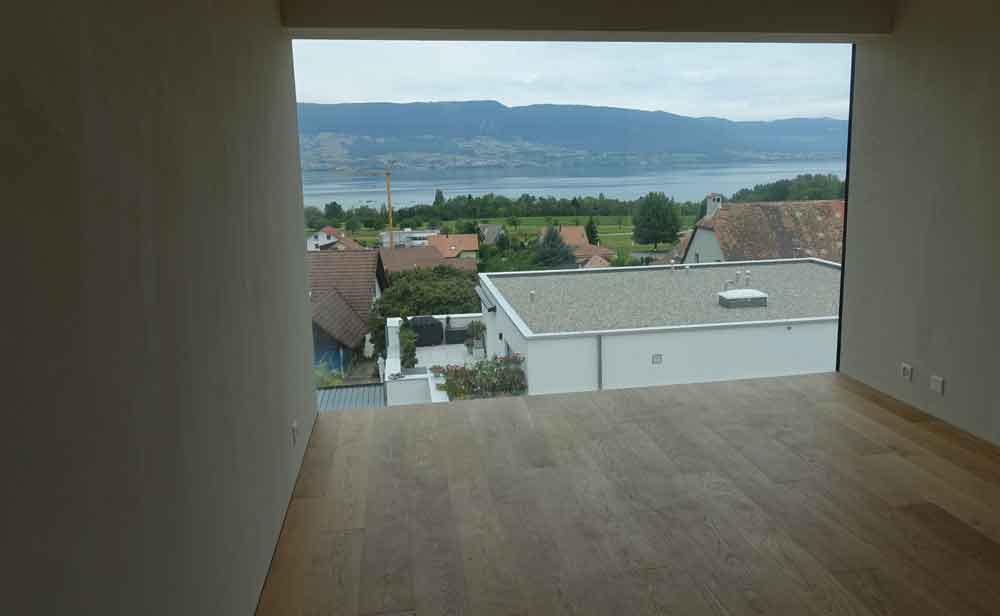 Parquet traversant